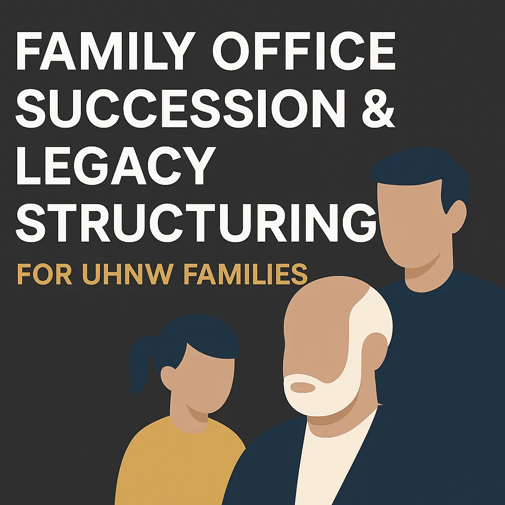 Family Office Succession & Legacy Structuring: A Definitive Guide for UHNW Families