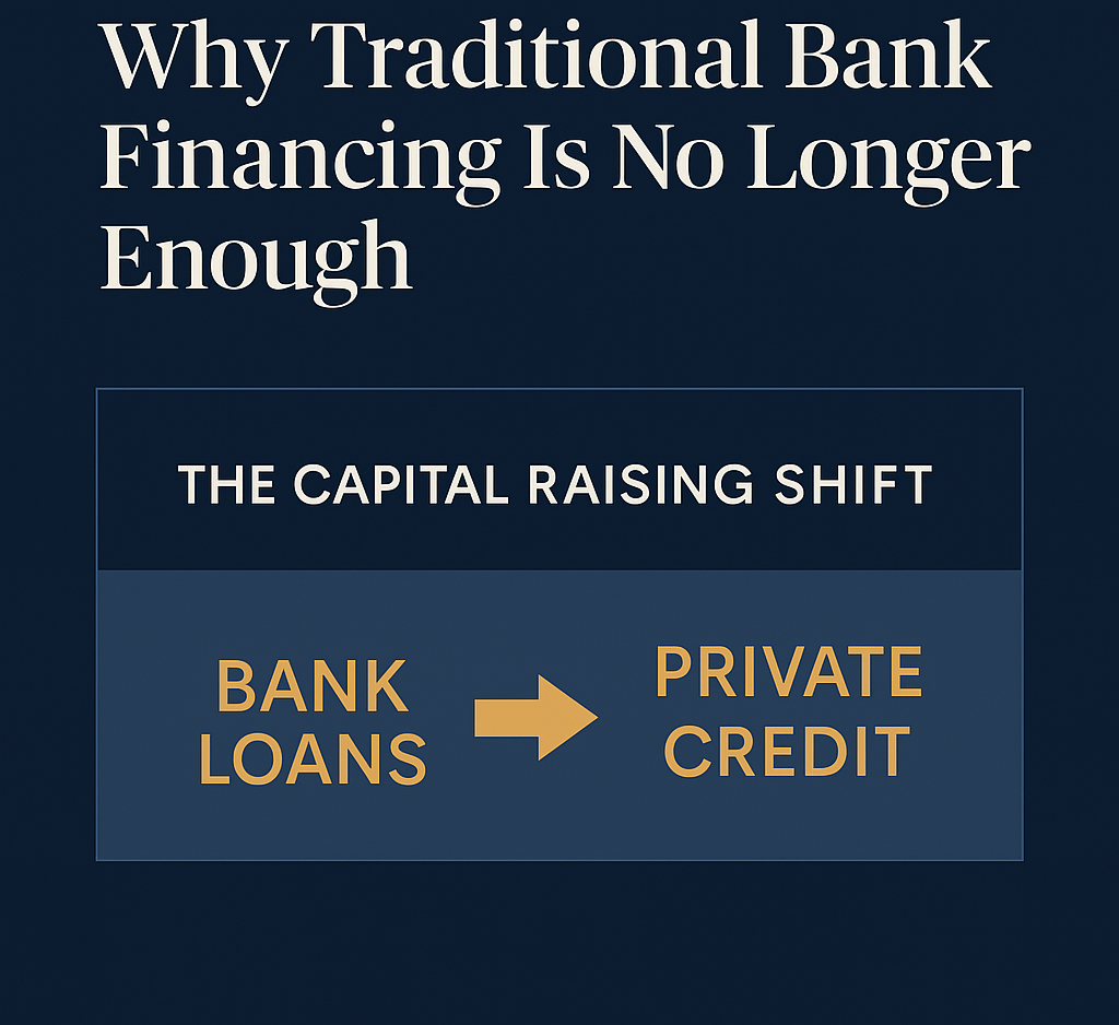 Traditional Bank loans to Private Credit