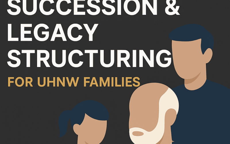 Family Office Succession & Legacy Structuring for UHNW Families