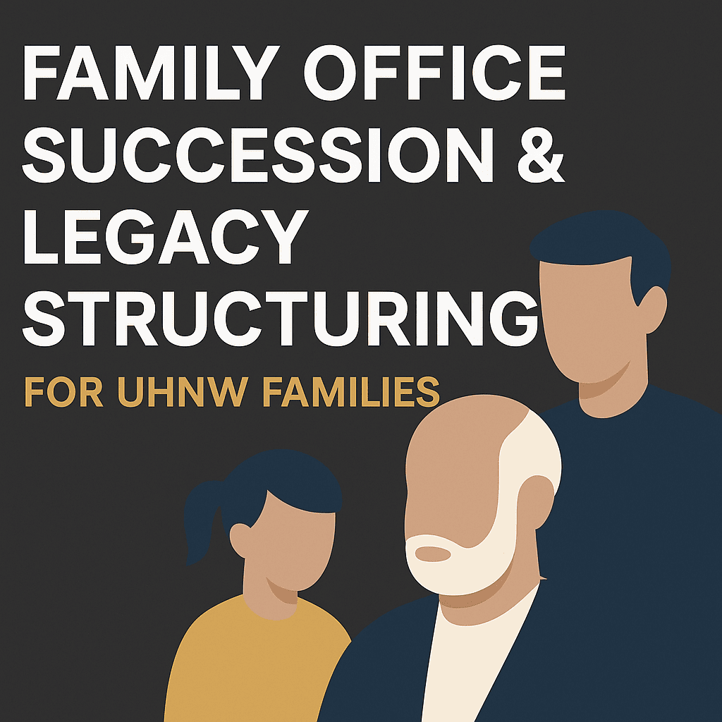 Family Office Succession & Legacy Structuring for UHNW Families