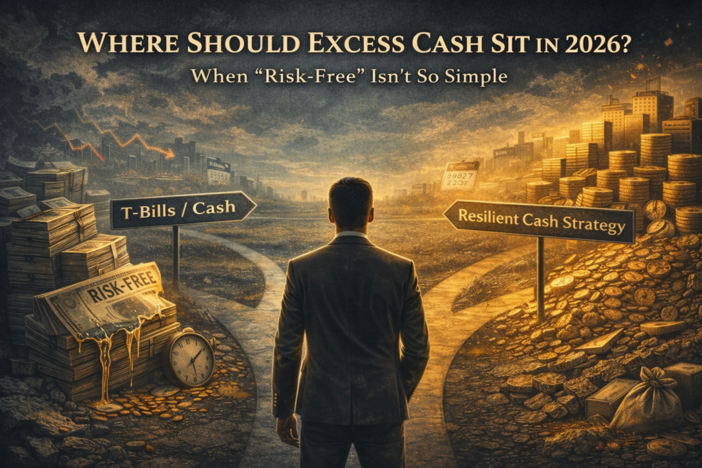 where excess cash should sit in 2026