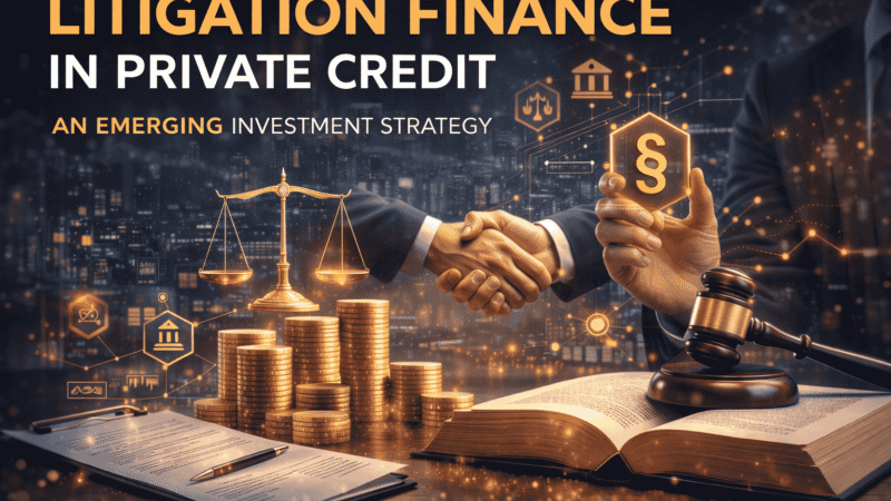 Litigation Finance Is Emerging as a Key Strategy Within Private Credit